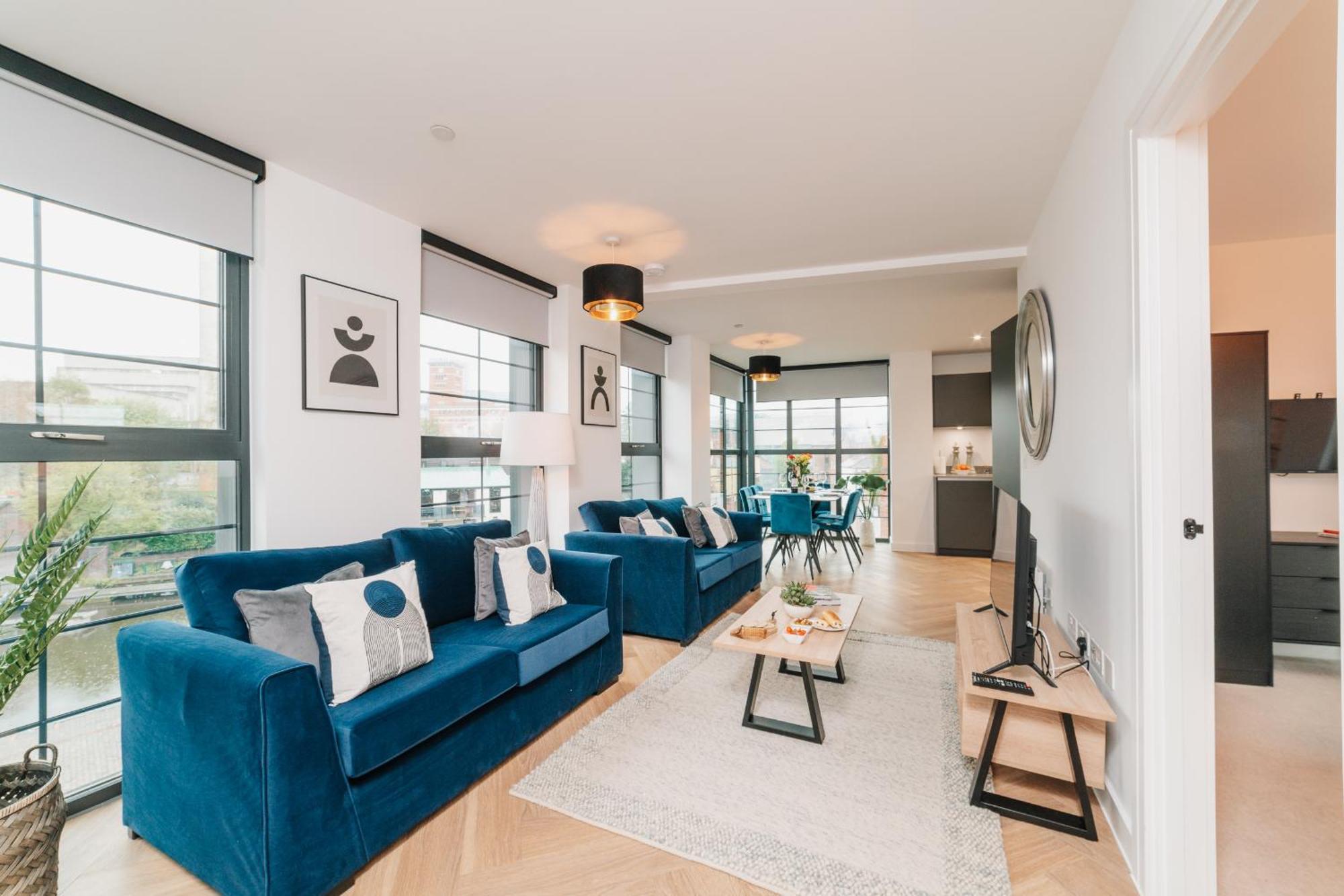 Luxury City & Canal View Stylish Pad, Family, Contractors, Fast Wifi Birmingham Exterior photo